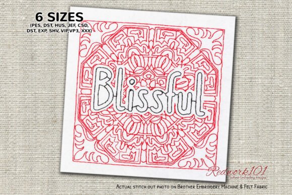 Download Blissful Word Lineart Design - Premium Resources